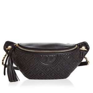 Tory Burch Black Quilted Crossbody Bag